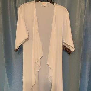 Lularoe White coverup!